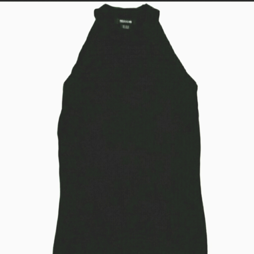 Black halter top